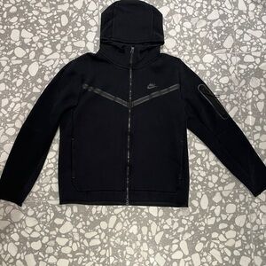 Men's Black Nike Tech Zip Up Jacket